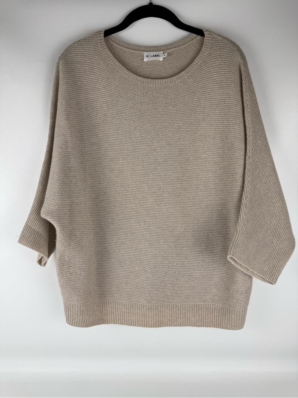 THE RESET R LABEL Wool Cashmere Knit Dolman Sleeve Sweater